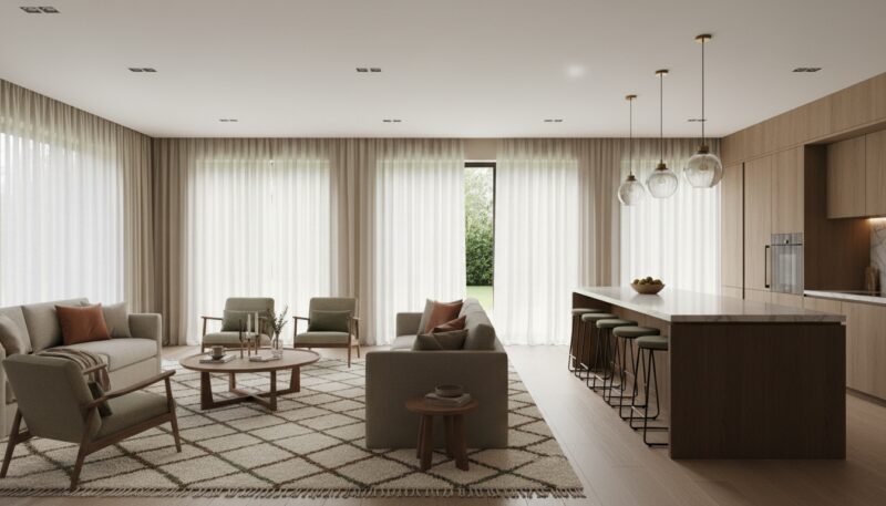 Rasveta open space sa slojevitim osvetljenjem Rasveta open space sa slojevitim osvetljenjem